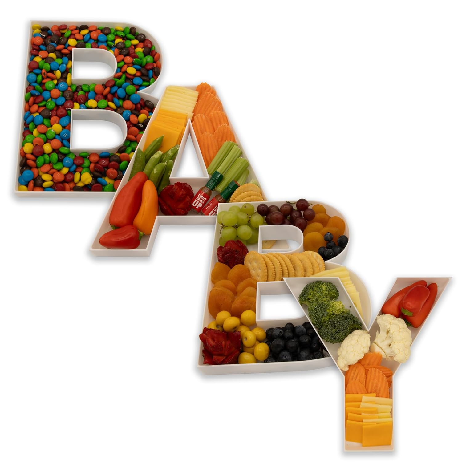 Baby Food Container - Food Fillable Letters Shaped Sweets Flower