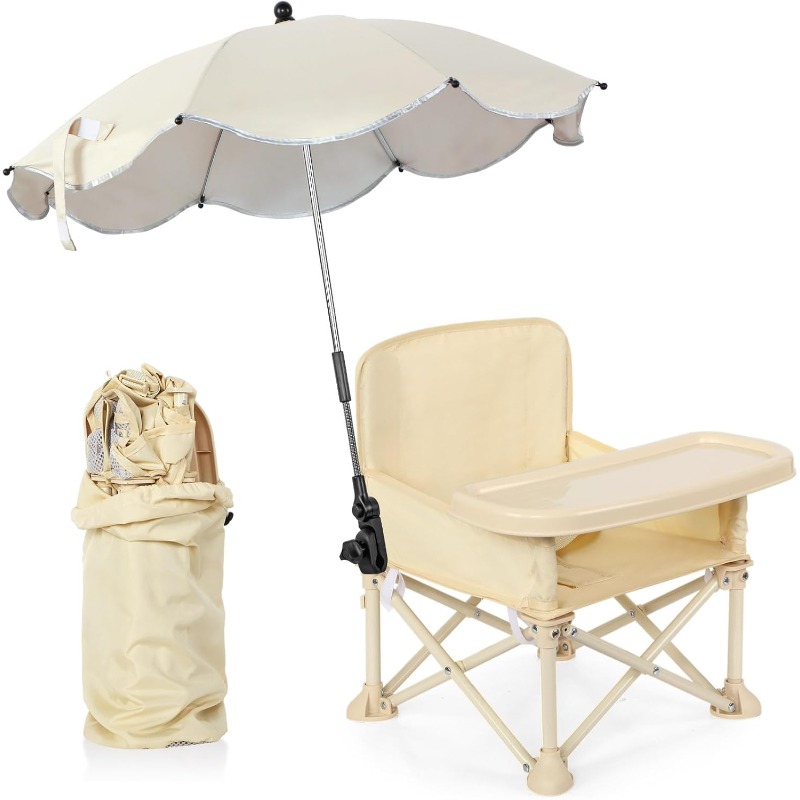 Baby Food Chair - Baby Outdoor Beach Chair with Umbrella
