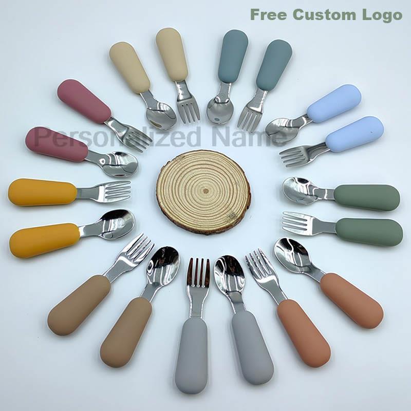 Custom Logo 2PC/Set Baby Silic - огляд і ціна Baby Food Logo