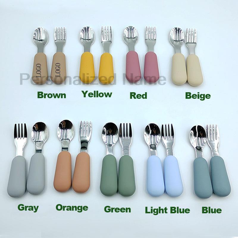 Custom Logo 2PC/Set Baby Silic - огляд і ціна Baby Food Logo