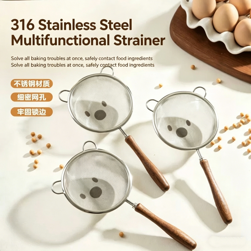 Fine filter strainer, new 304  - огляд і ціна Baby Food Strainer