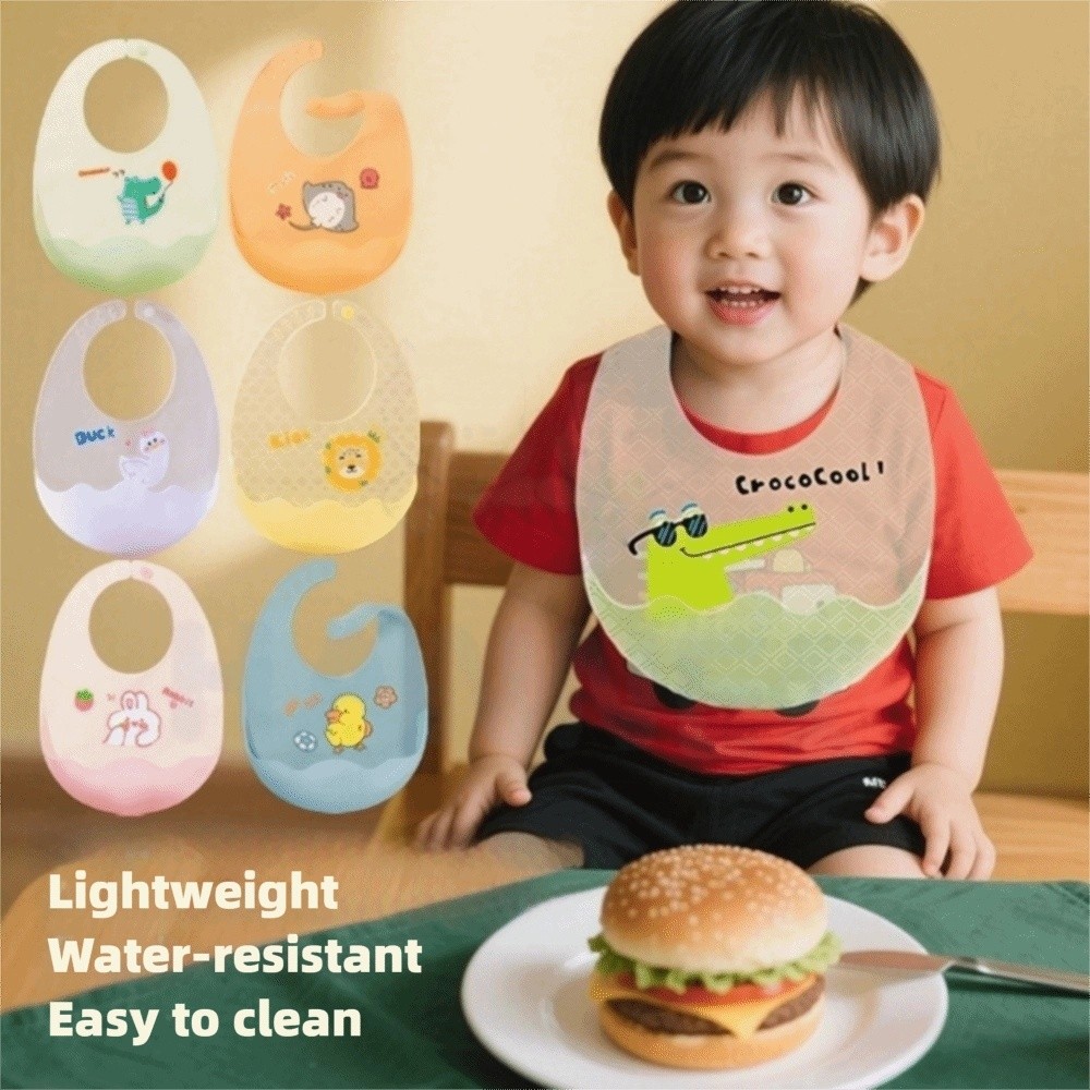 Cute Waterproof Baby Bibs Sili - огляд і ціна Baby Food Apron