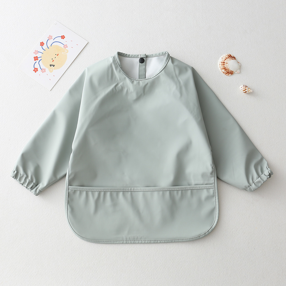Solid Color Baby Feeding Bibs  - огляд і ціна Baby Food Apron