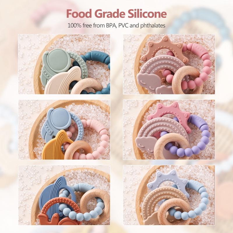 1pc Silicone Teether,Food Grad - огляд і ціна Baby Food Name