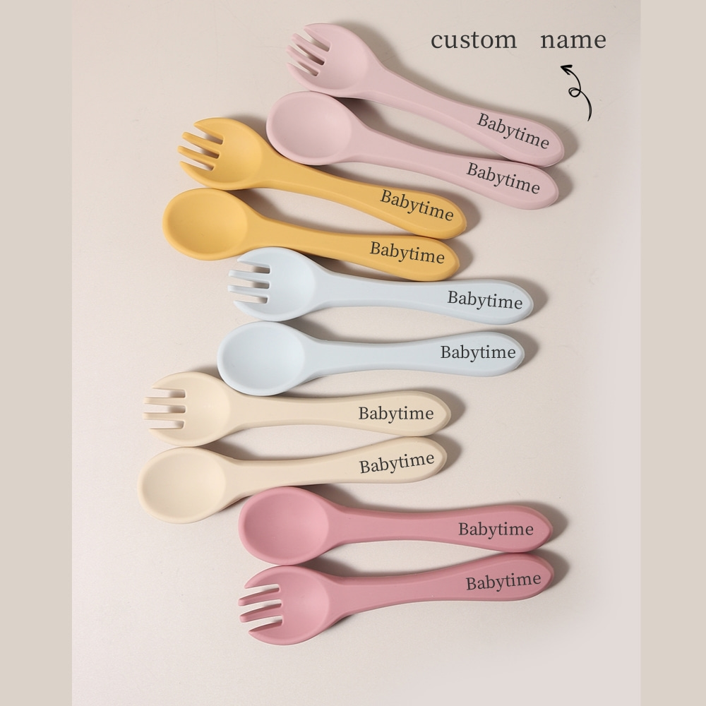 Custom Name 1 Pair Silicone Sp - огляд і ціна Baby Food Name