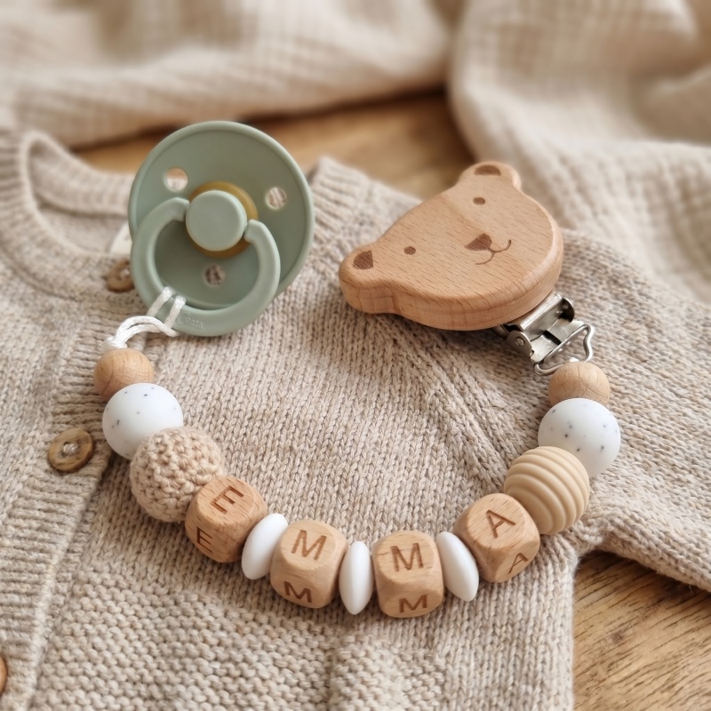 Personalized Pacifier Clip Cus - огляд і ціна Baby Food Name