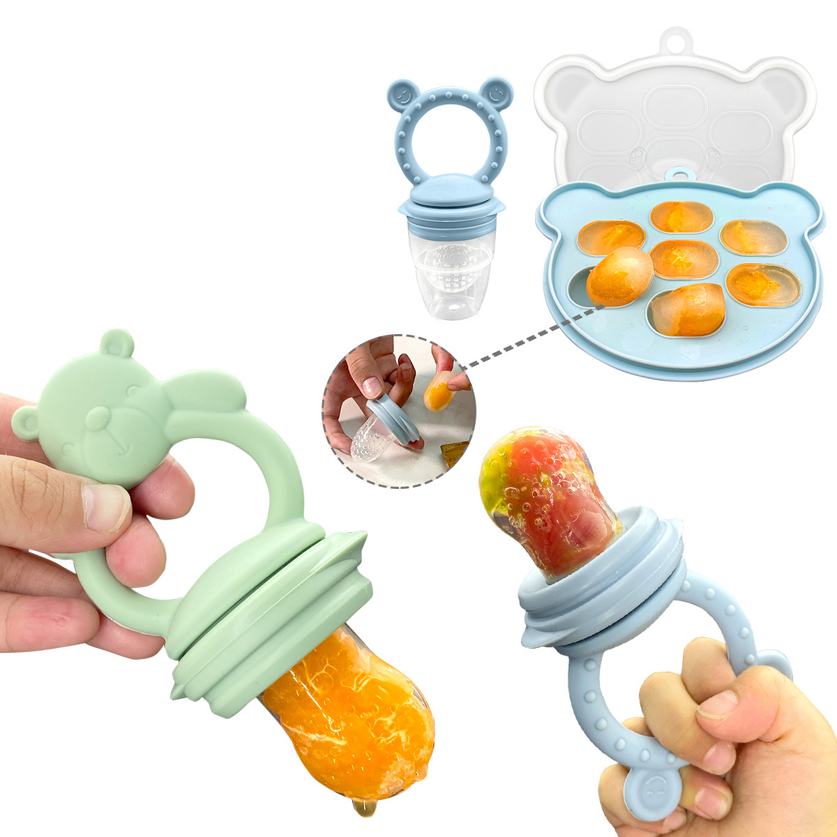 Baby Fruit Feeder Silicone Tee - огляд і ціна Baby Food Maker Baby Safe