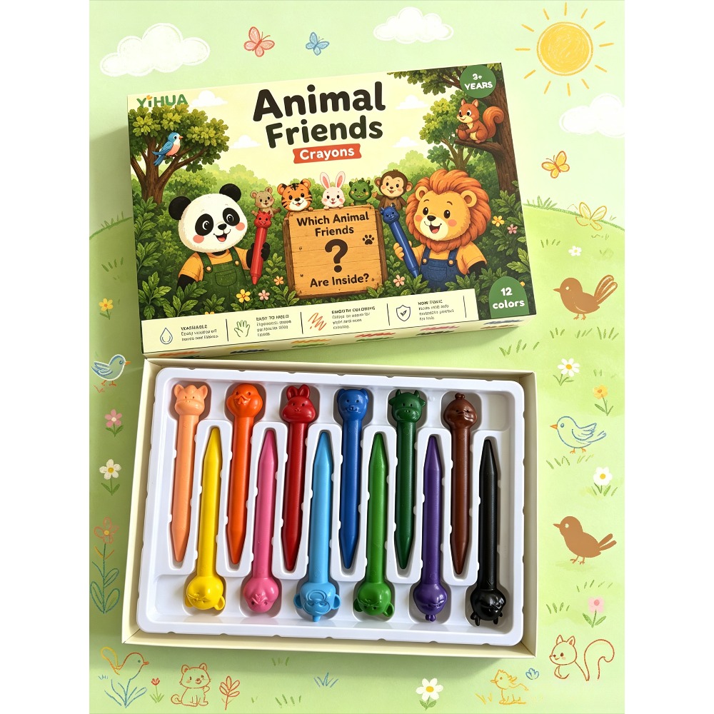 Kids Fruit Crayon Set 6/12 Col - огляд і ціна Baby Food Oil