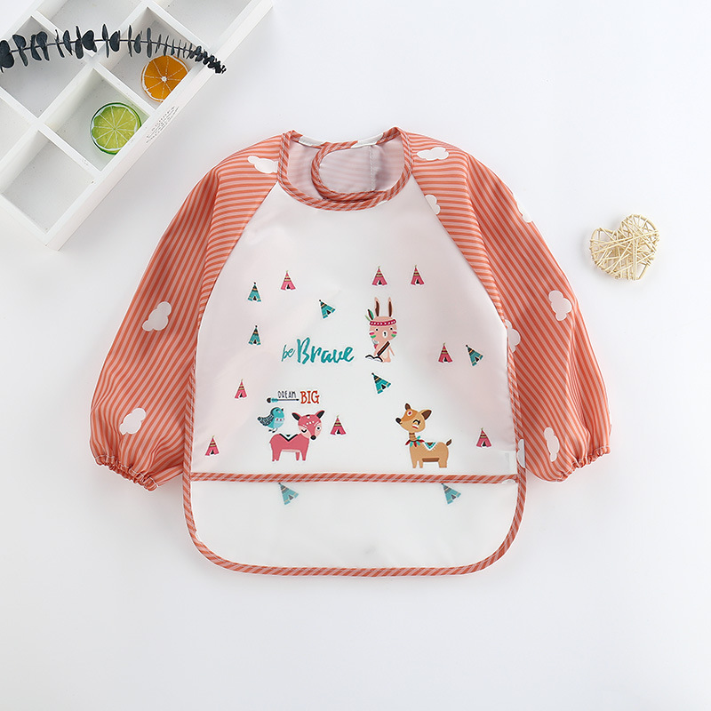 Baby Bibs Cute Colorful Cartoo - огляд і ціна Baby Food Apron