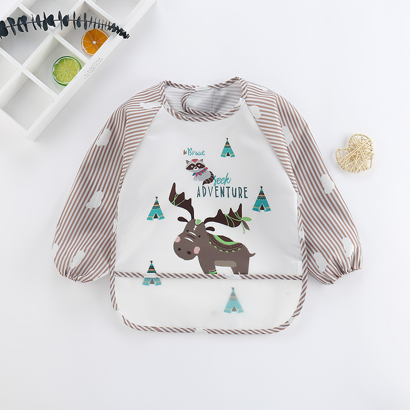 Baby Bibs Cute Colorful Cartoo - огляд і ціна Baby Food Apron